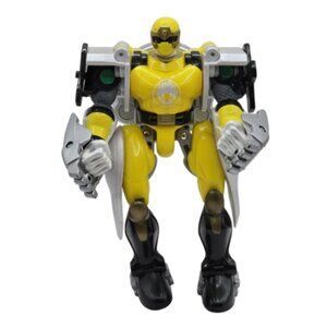 POWER RANGERS Ninja Storm Yellow Wind Triple Zord Morphin Lion 2002 BANDAI